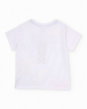 T-shirt garçon en maille avec motif surfeur