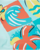 T-shirt garçon en maille avec fermeture à l’épaule