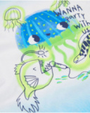 T-shirt garçon en maille avec dégradé