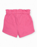 Short fille en maille avec broderie pastèque