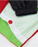 Veste garçon en tissu chaîne et trame avec fermeture éclair