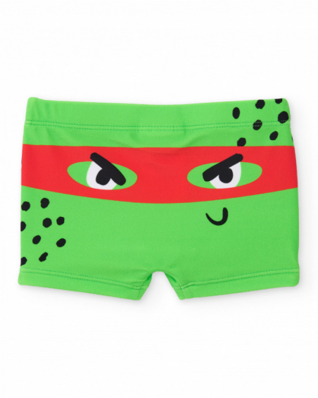 Maillot de bain garçon en maille avec imprimé bande dessinée