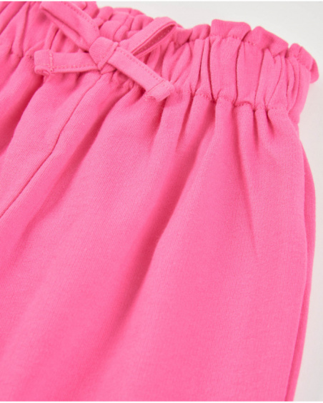 Pantalon fille en maille de style jupe-culotte