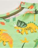 T-shirt garçon en maille avec graphismes de dinosaures