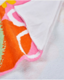 Serviette pour fille en maille avec capuche