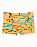 Maillot de bain pour garçon en maille avec imprimé requins