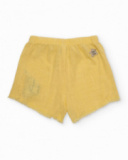 Short pour fille en tissu avec broderie sur le côté