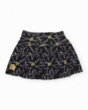 Jupe pour fille en tissu avec broderie florale