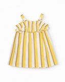 Robe en maille pour fille avec applique florale