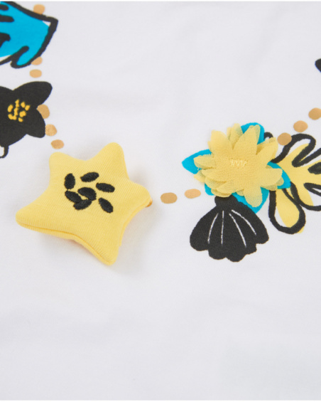 T-shirt en maille sans manches pour fille