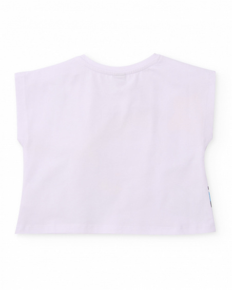 Ensemble en maille pour fille avec imprimé sirène