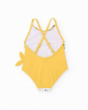 Maillot de bain pour fille en maille avec détail sur le côté