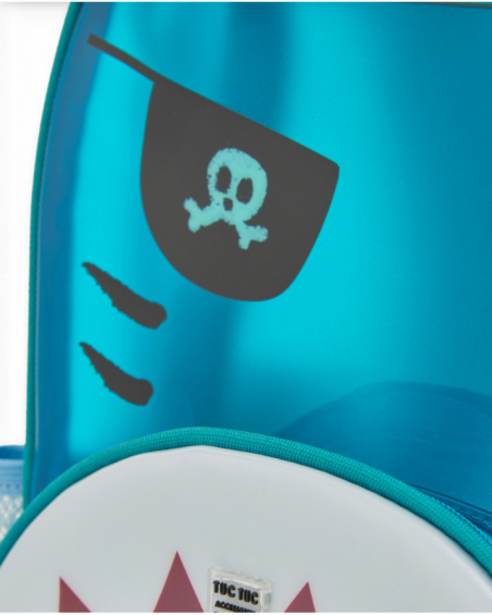 Sac à dos pour garçon en tissu avec motif requin