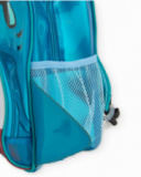 Sac à dos pour garçon en tissu avec motif requin