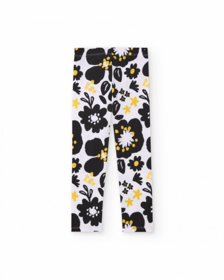 Legging en maille pour fille avec imprimé intégral