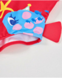 Maillot de bain en maille pour fille avec grand nœud