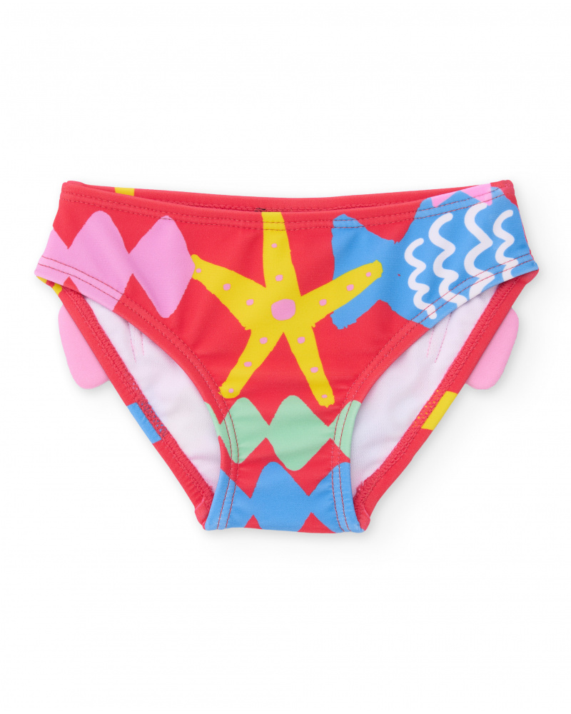 Culotte de bain en maille pour fille à séchage rapide