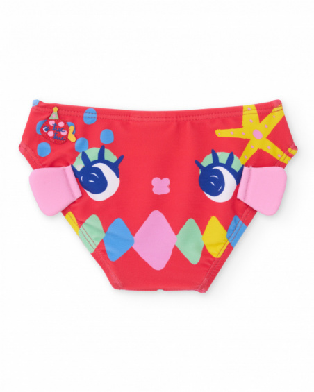 Culotte de bain en maille pour fille à séchage rapide