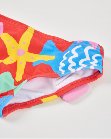 Culotte de bain en maille pour fille à séchage rapide