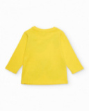 T-shirt garçon en maille avec poche imprimée