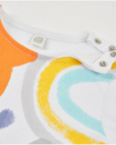 T-shirt pour fille en maille avec manches froncées