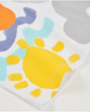 T-shirt pour fille en maille avec manches froncées