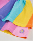 Jupe pour fille en maille avec rayures verticales