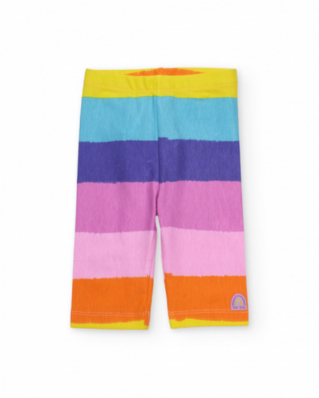 Legging pour fille en maille avec tissu extensible