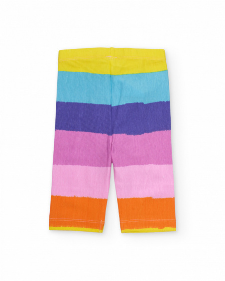 Legging pour fille en maille avec tissu extensible