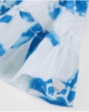 Jupe pour fille en toile avec double volant