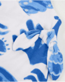 Robe pour fille en maille avec nœud sur le côté