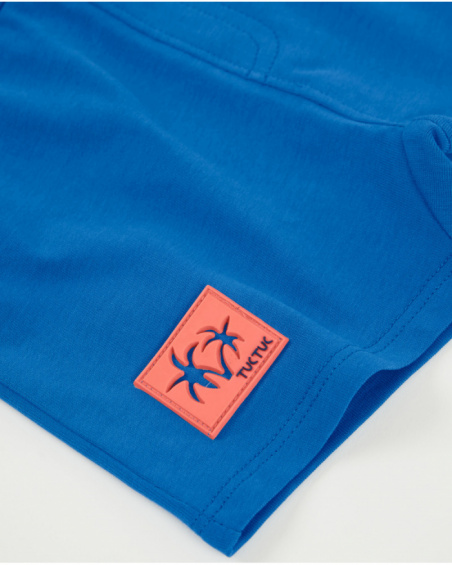 Bermuda pour garçon en maille avec taille élastique