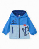 Veste pour garçon en toile avec poches zippées