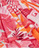 Jupe pour fille en toile avec couches superposées