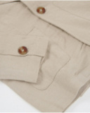 Veste blazer garçon en tissu uni avec revers classiques