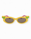 Lunettes de soleil fille avec détails en forme de cœur