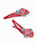 Lot de barrettes fille avec décorations de poisson