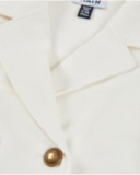 Blazer fille en maille avec boutons métalliques