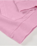 Sweat fille en maille avec poche kangourou