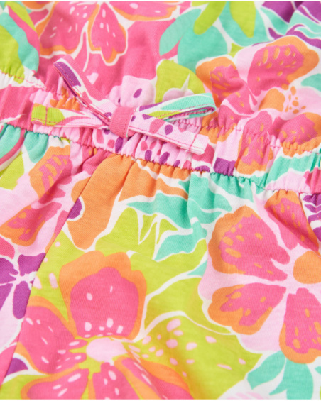 Combinaison fille en maille avec manches amples