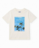 T-shirt garçon en maille avec imprimé photo