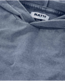 Sweat garçon en maille et denim effet délavé