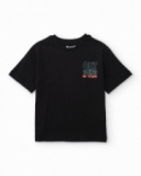 T-shirt garçon en maille au style urbain