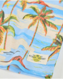 T-shirt garçon en maille avec imprimé tropical