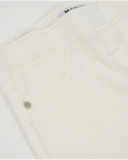 Short fille en maille et tissu stretch