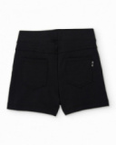 Short fille en maille avec tissu extensible