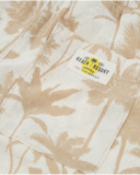 Bermuda garçon en tissu tissé avec imprimé palmiers