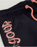Short de bain garçon en tissu tissé avec imprimé latéral