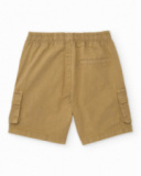Bermuda garçon en tissu tissé avec poches cargo