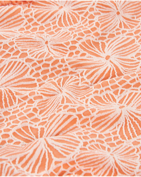 Maillot de bain fille en maille au design asymétrique